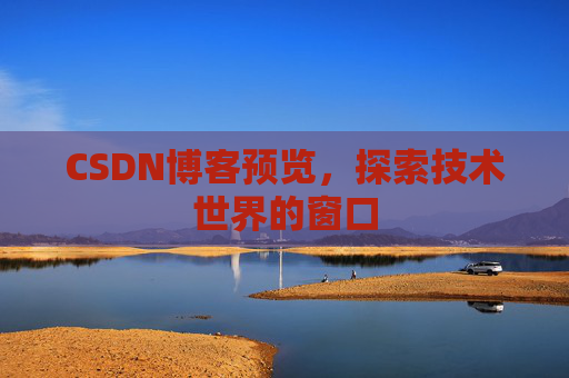 CSDN博客预览,探索技术世界的窗口